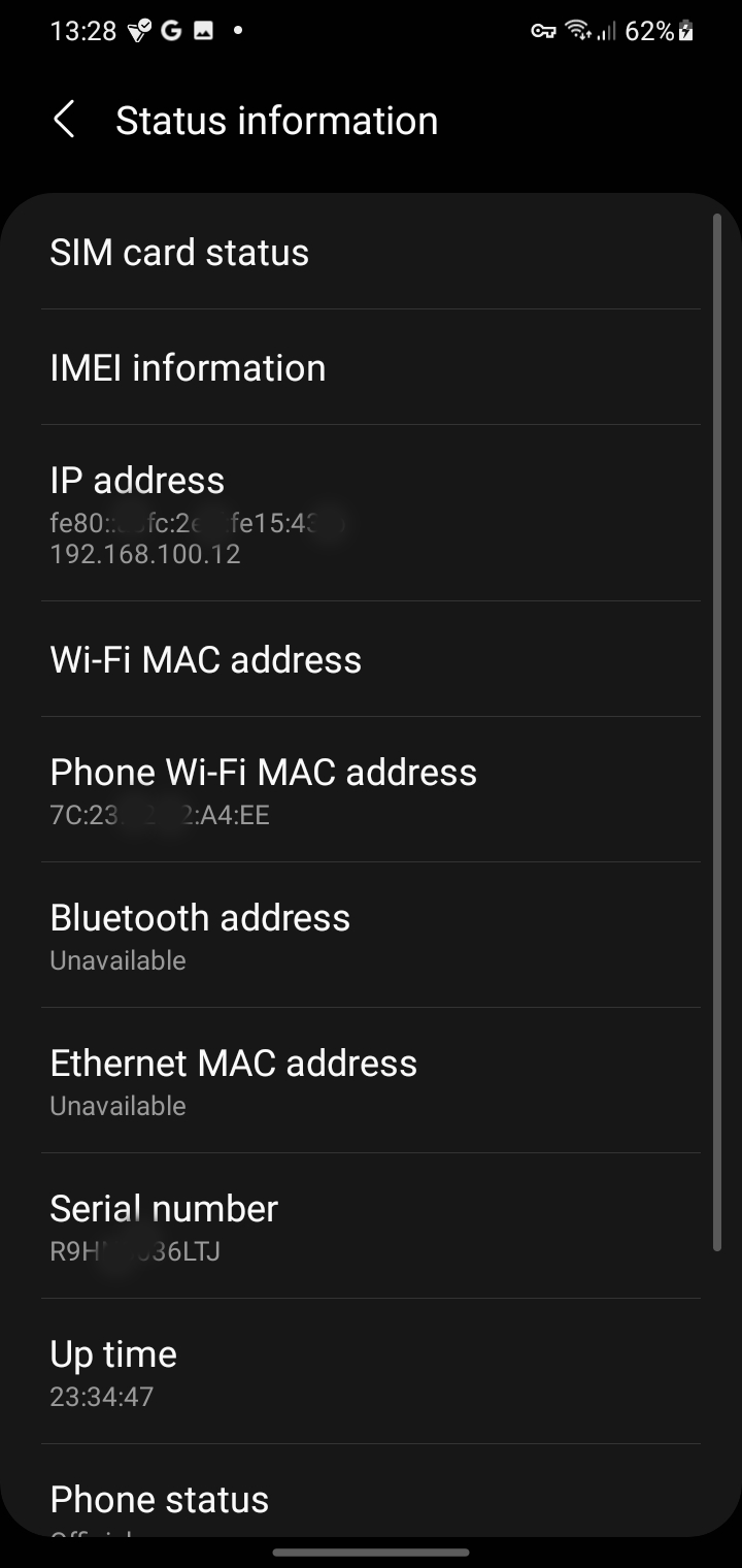 phone local Ip Address check